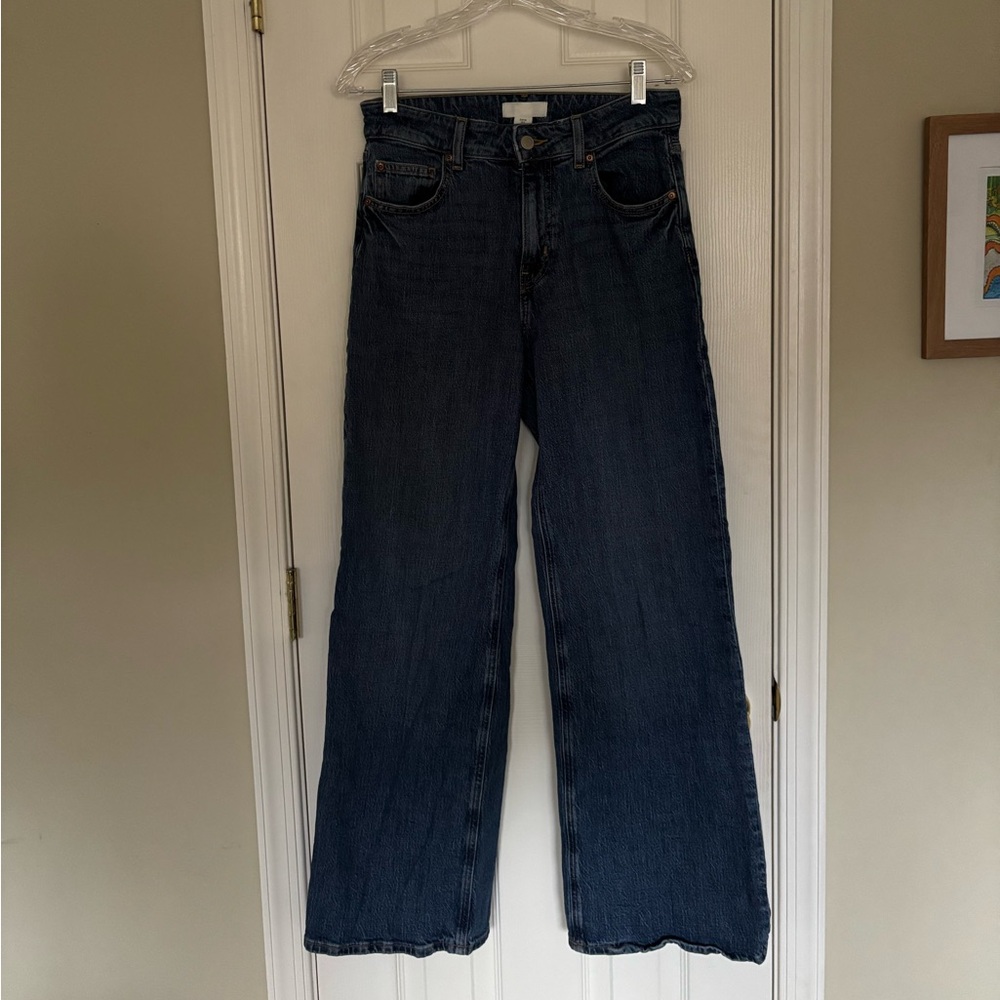 Wide Leg Blue Women's Jeans